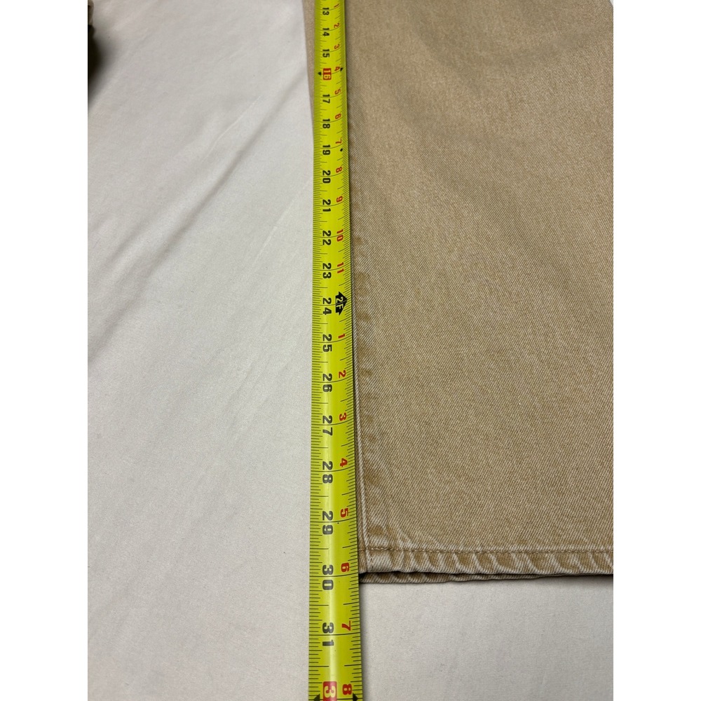 Madewell The Perfect Vintage Wide-Leg Jean Tan Brown 100% Cotton Womens 28X30 - Picture 10 of 12
